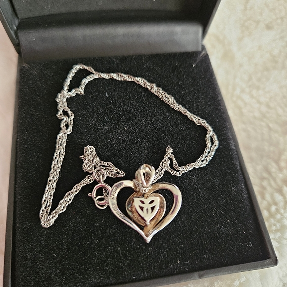 Ruby Heart Necklace - Picture 2 of 2